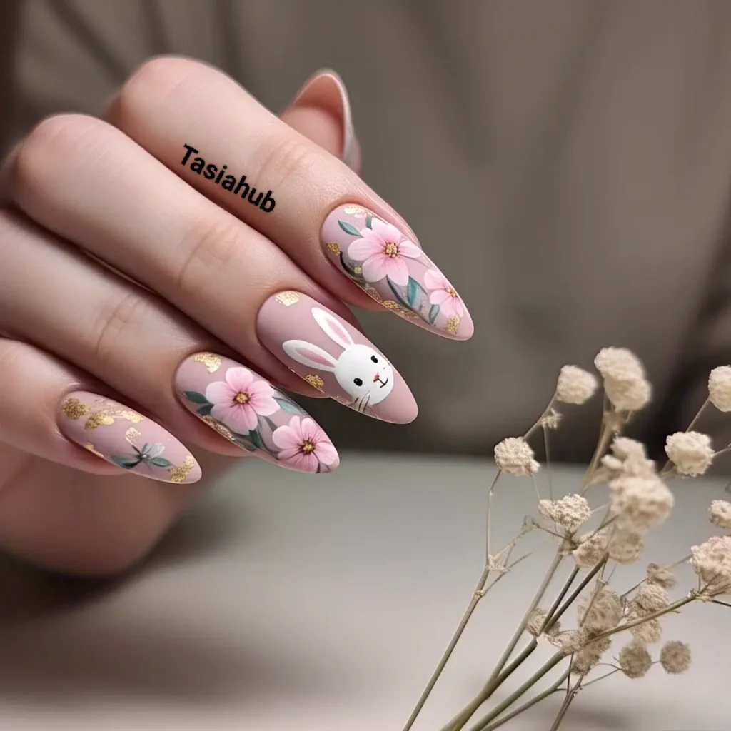 floral bunny chic