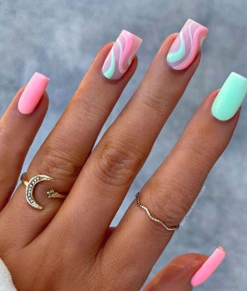 short square nails 14 1