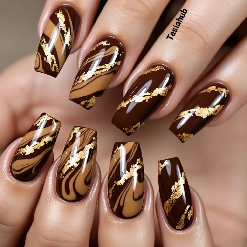 mocha swirl elegance