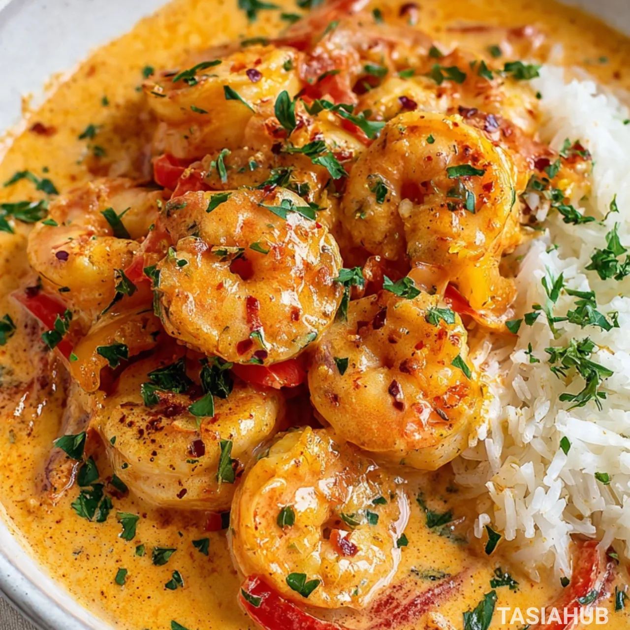 Creamy cajun shrimp
