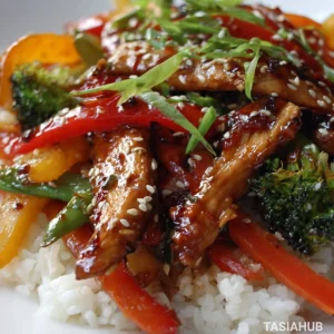Chicken and vegetable stir fry