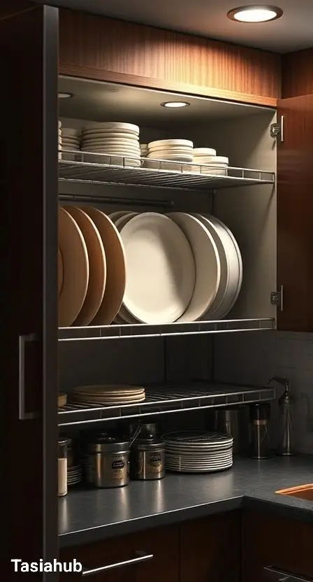 tension rods for vertical storage