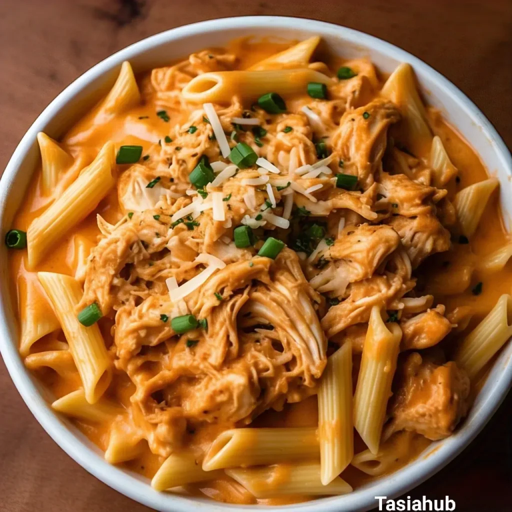 Buffalo chicken pasta 1