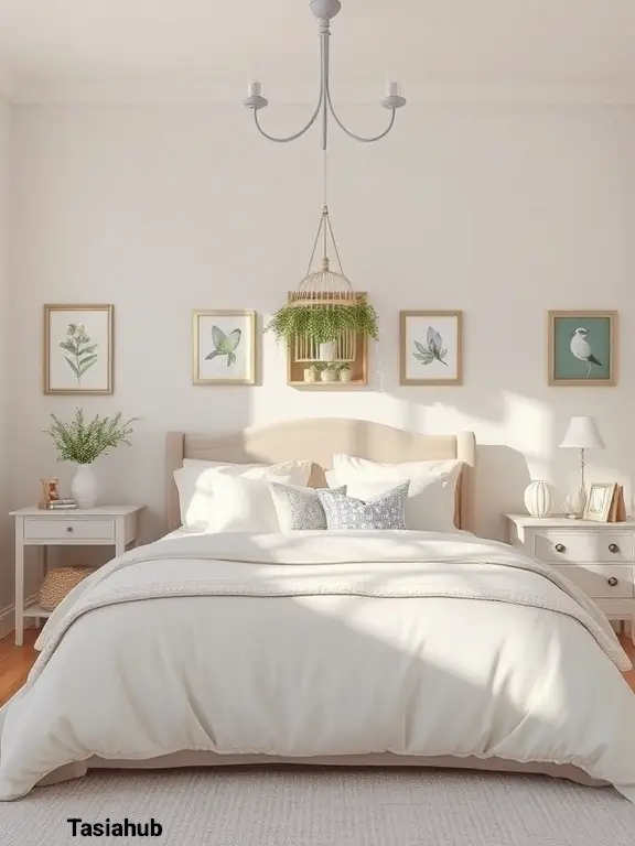 Light Cottagecore Bedroom for Master Bedrooms