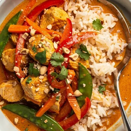 Thai Coconut Curry Chicken dish