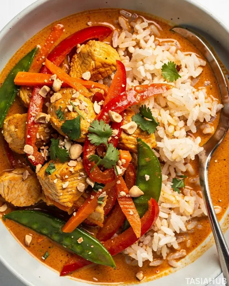 Thai Coconut Curry Chicken dish