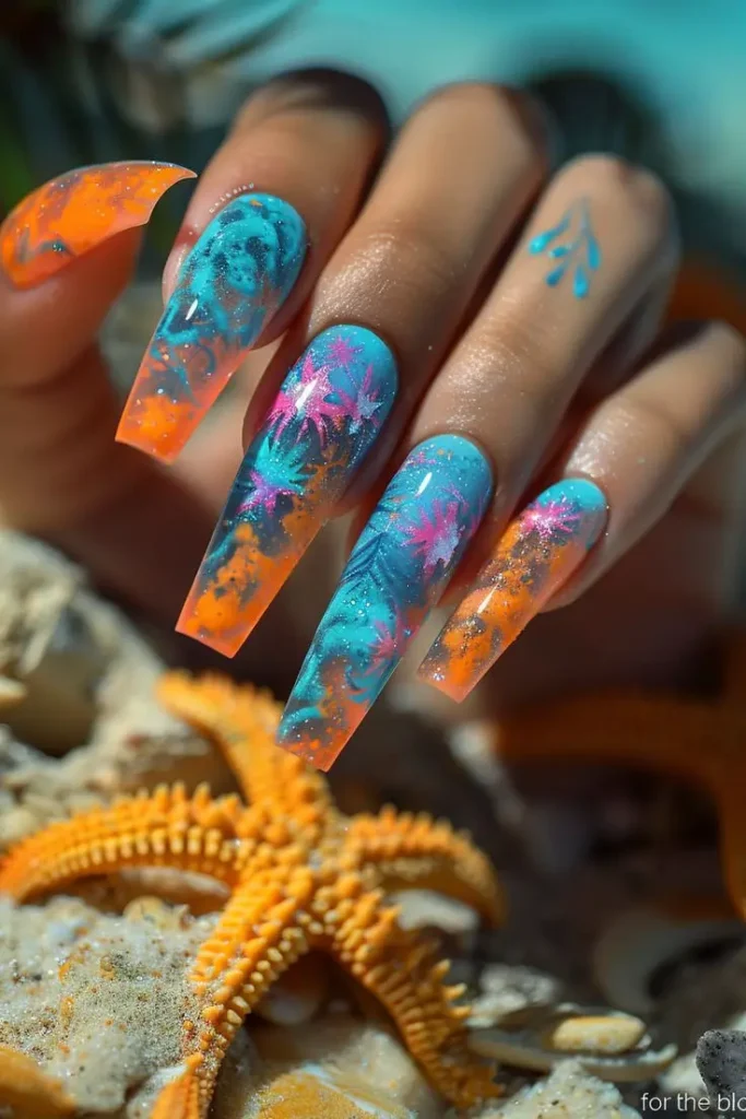 beach nails 8