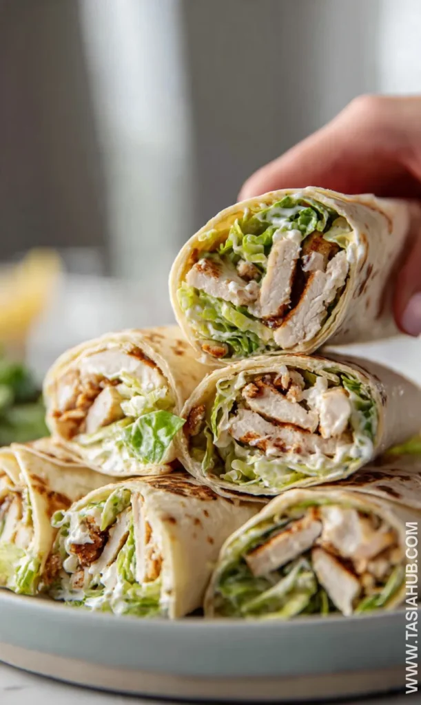 chicken Caesar salad wrap 1
