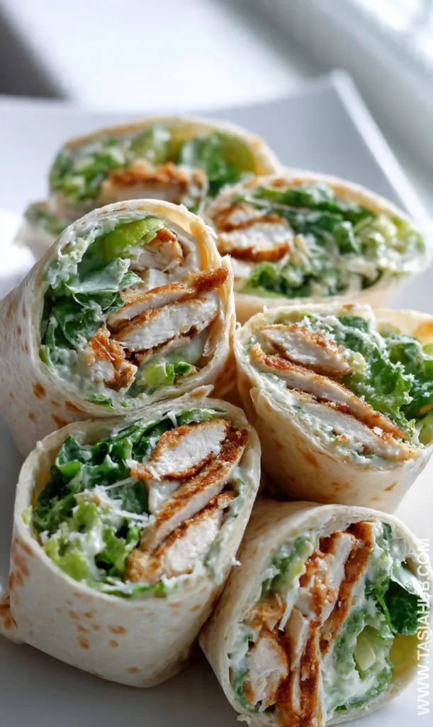 chicken Ceaser salad wraps