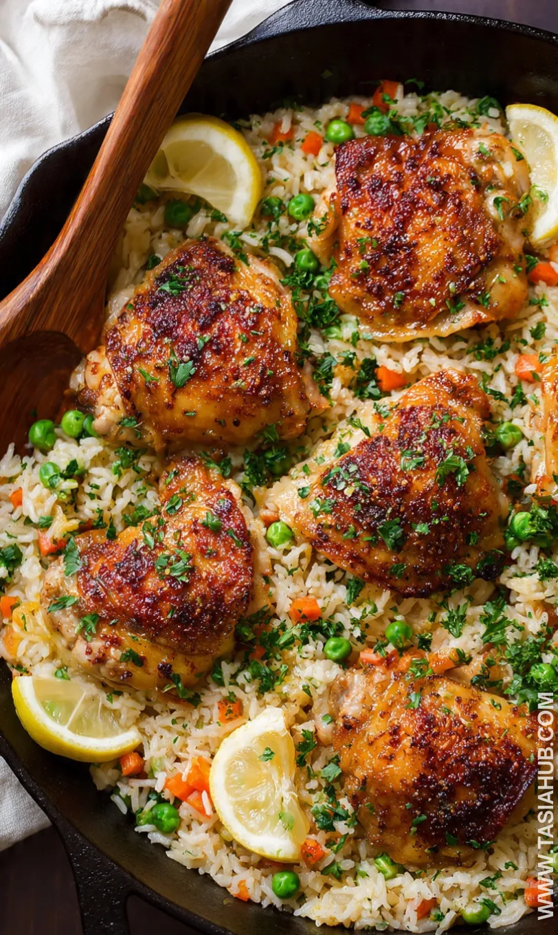 chicken and rice skillet 1