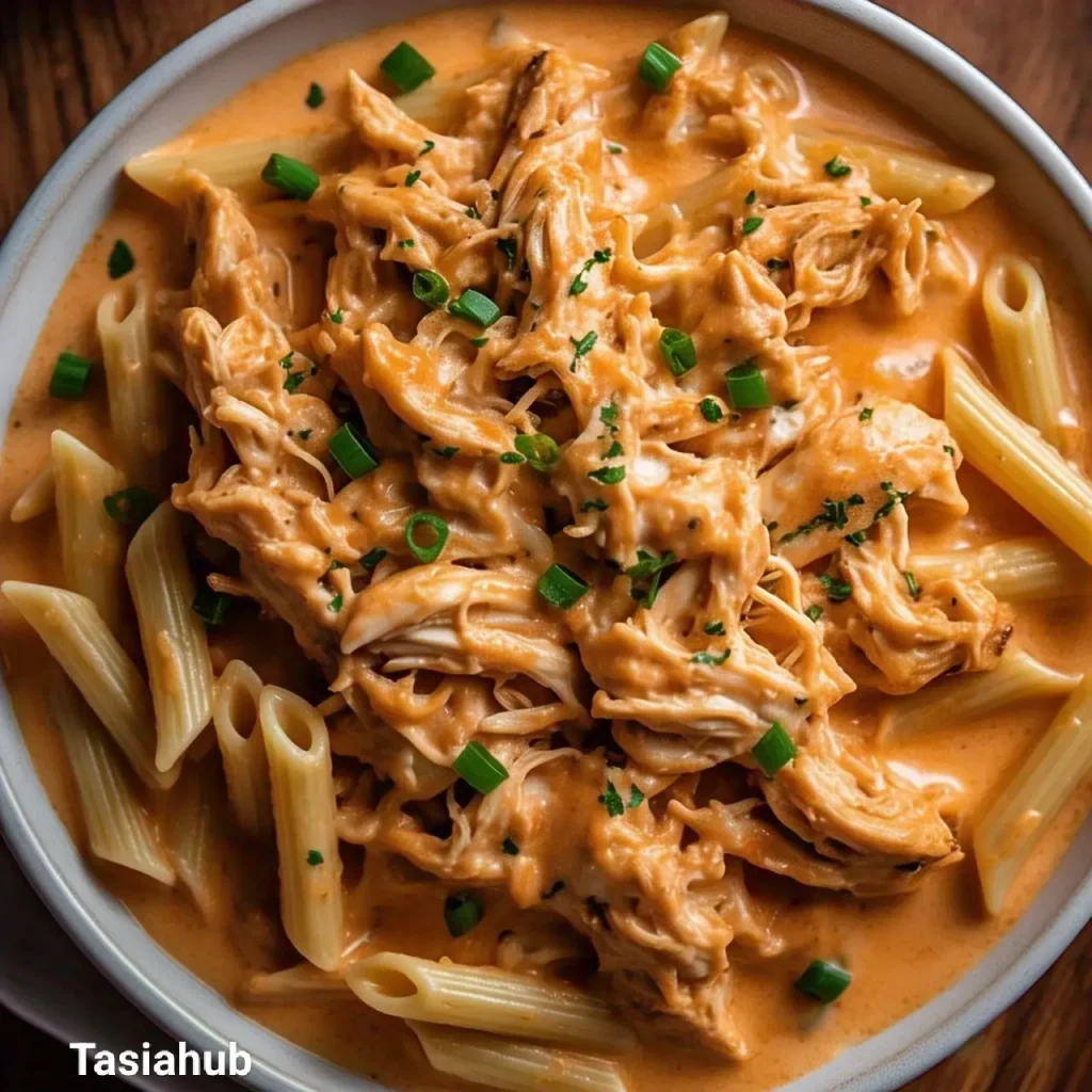 creamy Buffalo chicken pasta