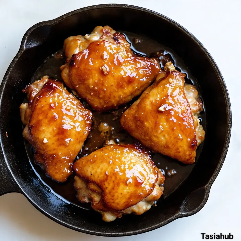Honey garlic chicken