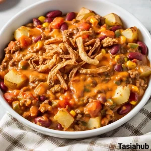 Slow cooker cowboy casserole