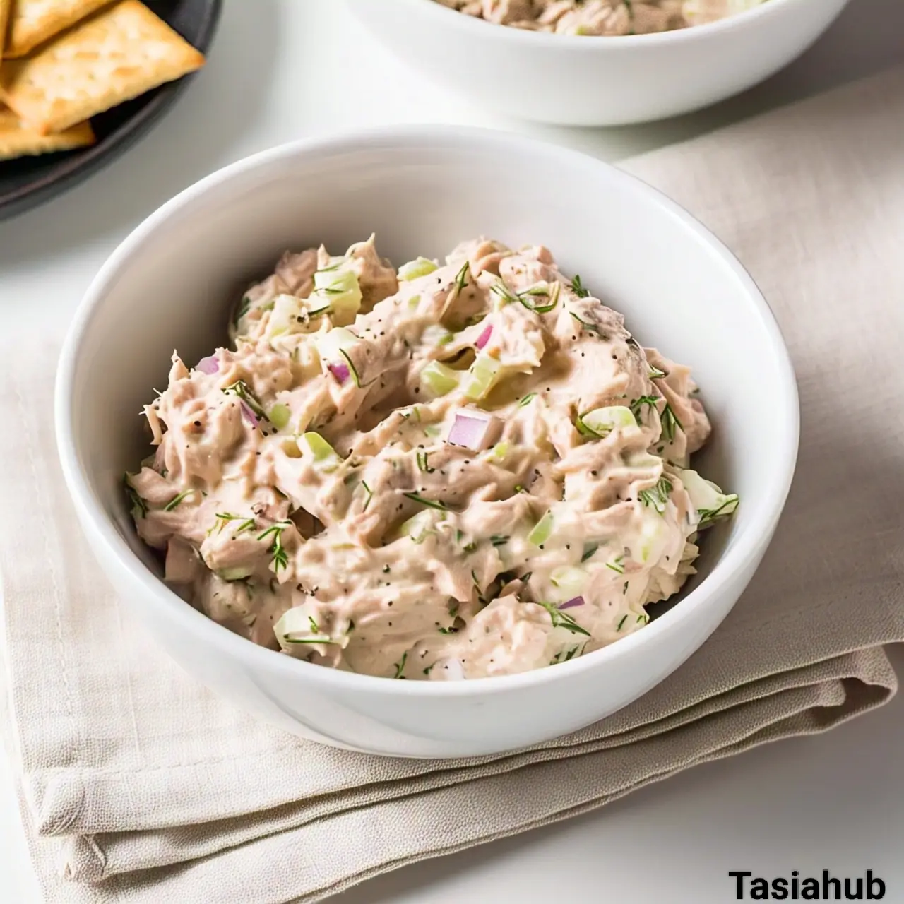 Dill pickle tuna salad