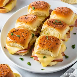 Ham and cheese sliders