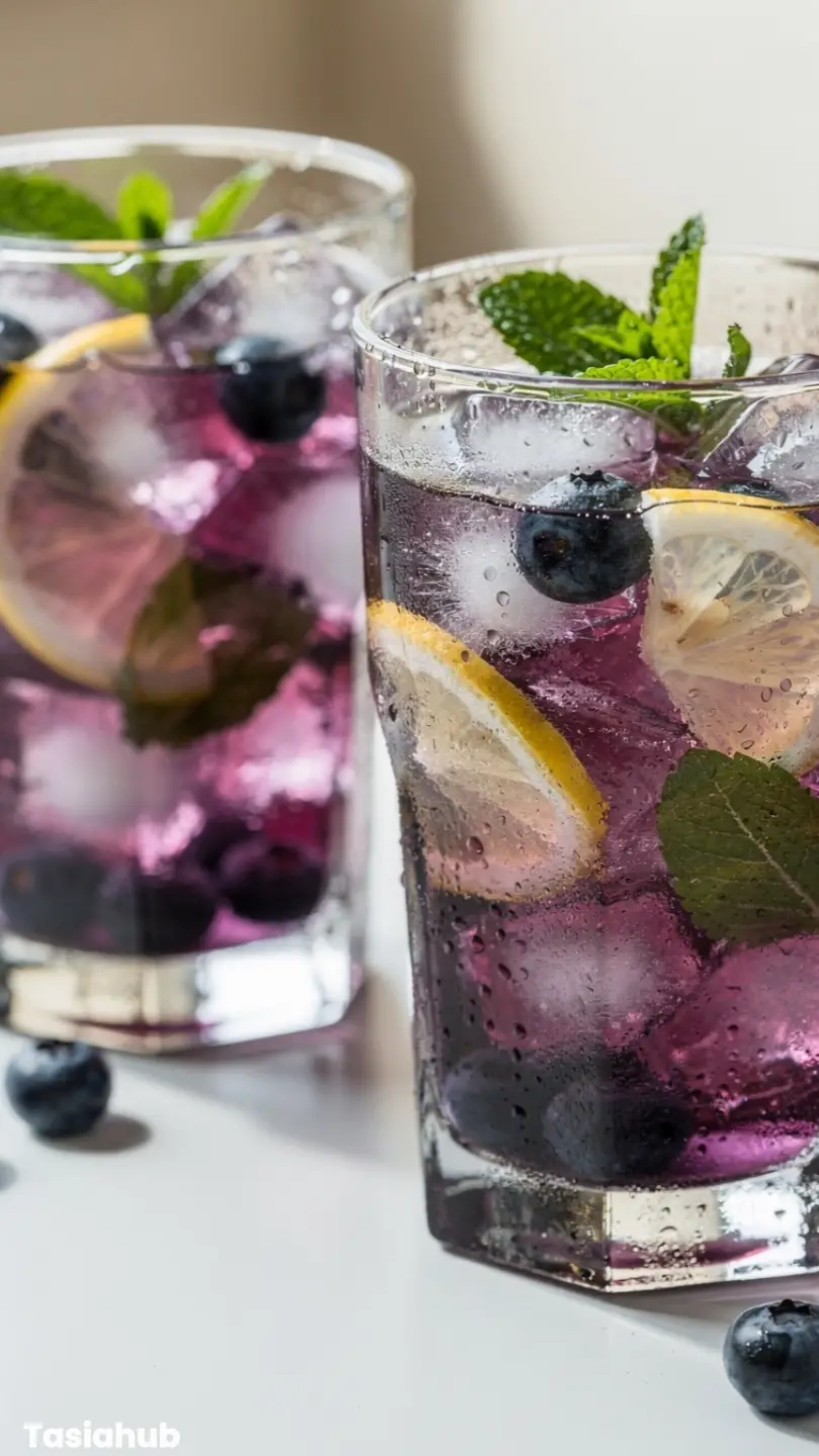 Blueberry Iced Green Tea 1