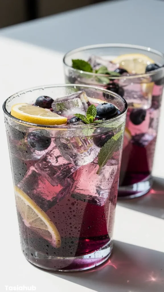 Blueberry Iced Green Tea recipe