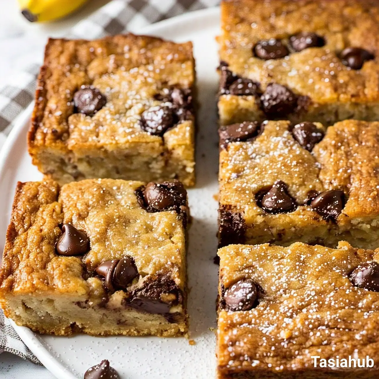 Chocolate chip banana bars