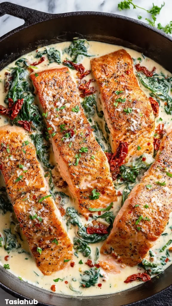 Creamy Tuscan Salmon recipe