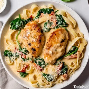 Creamy Tuscan chicken