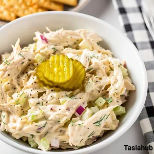 Dill pickle chicken salad