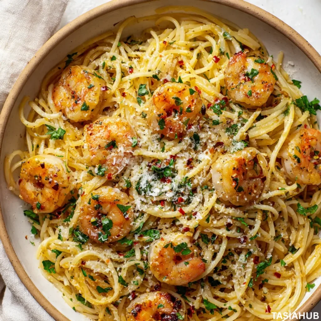 Garlic Butter Shrimp Pasta