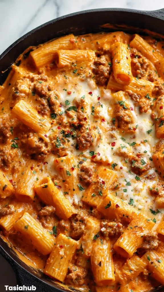 Sausage Rigatoni skillet