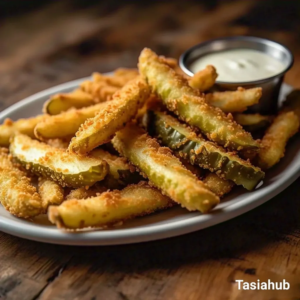 Crispy pickle fries