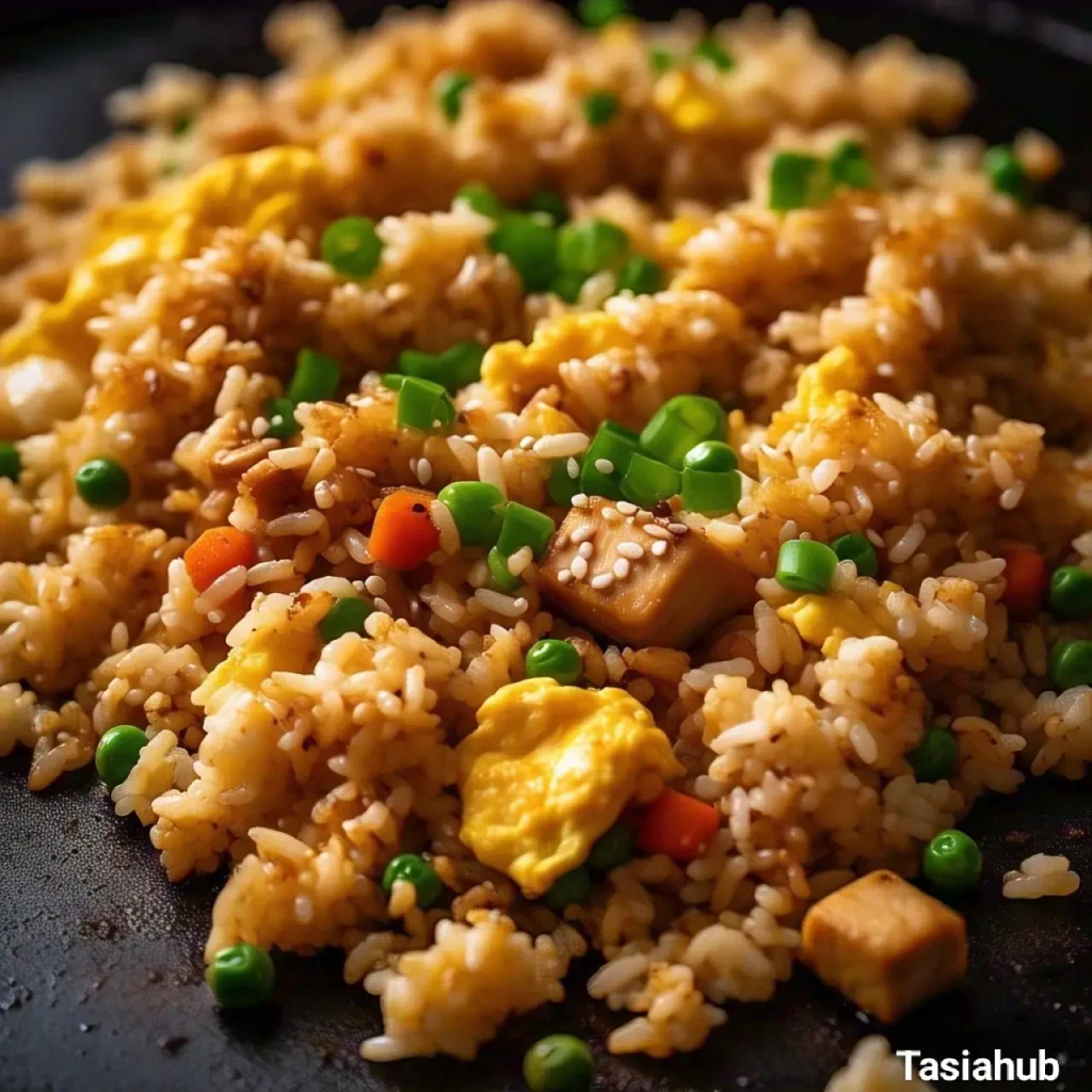 A photo of Blackstone fried rice
