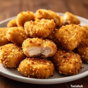 Crispy chicken nuggets