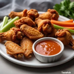 Crispy oven baked chicken wings