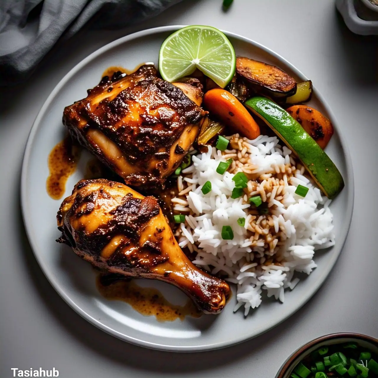 Slow cooker jerk chicken recipe