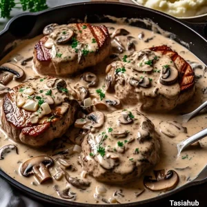 Cream of mushroom pork chops