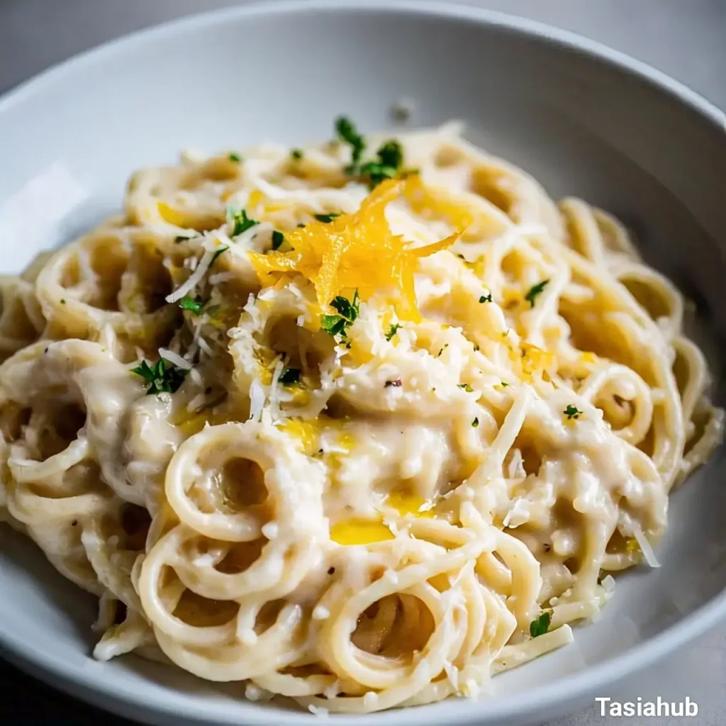 Creamy lemon ricotta pasta