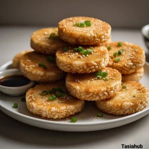 Crispy rice cake