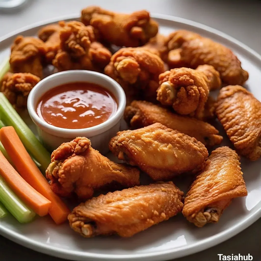 Oven baked crispy chicken wings