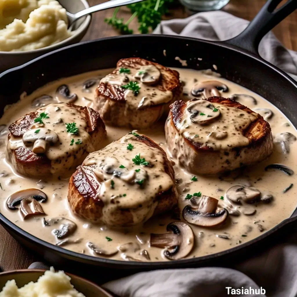 Pork chops with cream of mushroom soup
