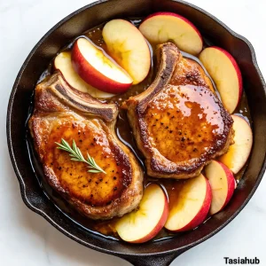 Apple cider pork chops