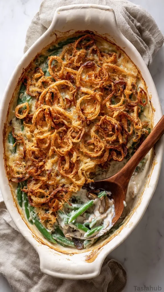cheesy green bean casserole