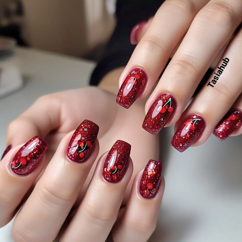 cherry crush nails