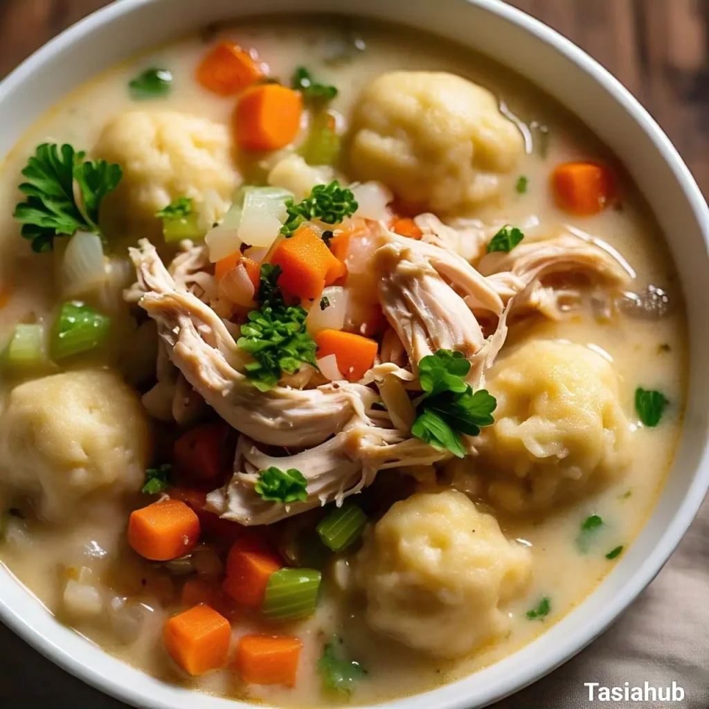 chicken dumplings soup