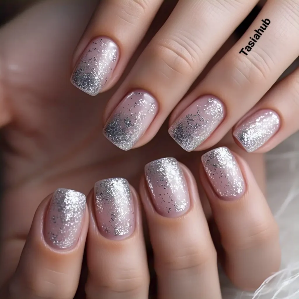 frosted pink glitter