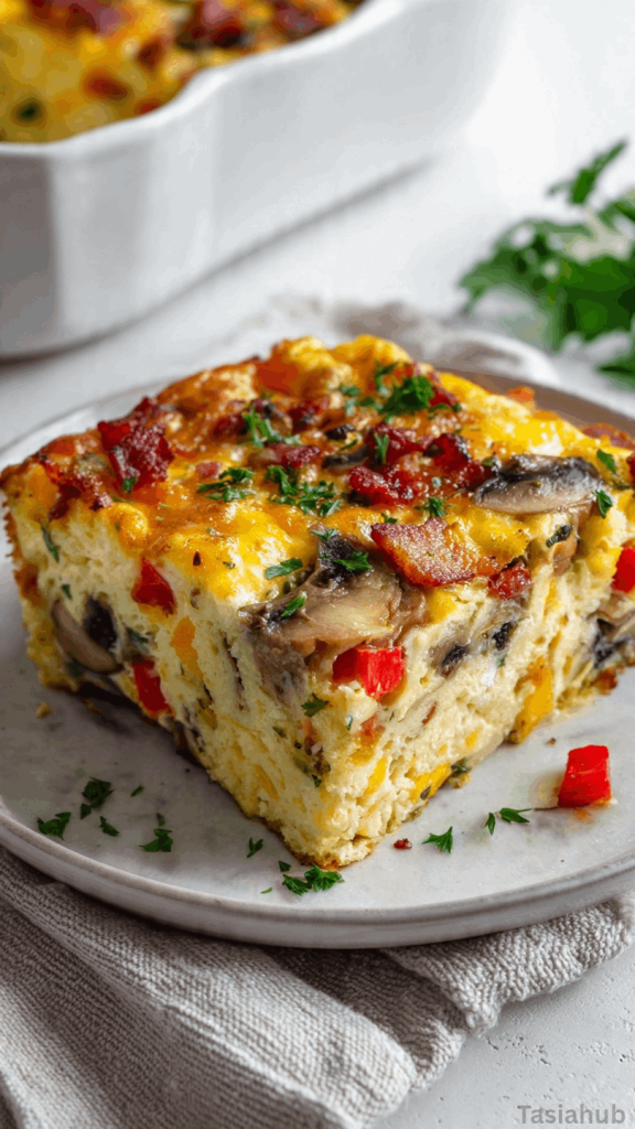 keto breakfast casserole dish