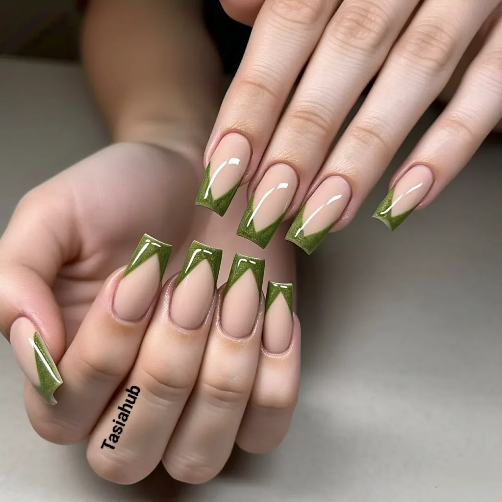 minimalist moss green