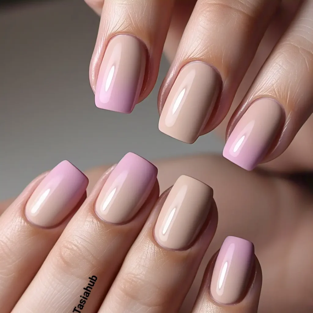 pastel pink ombre