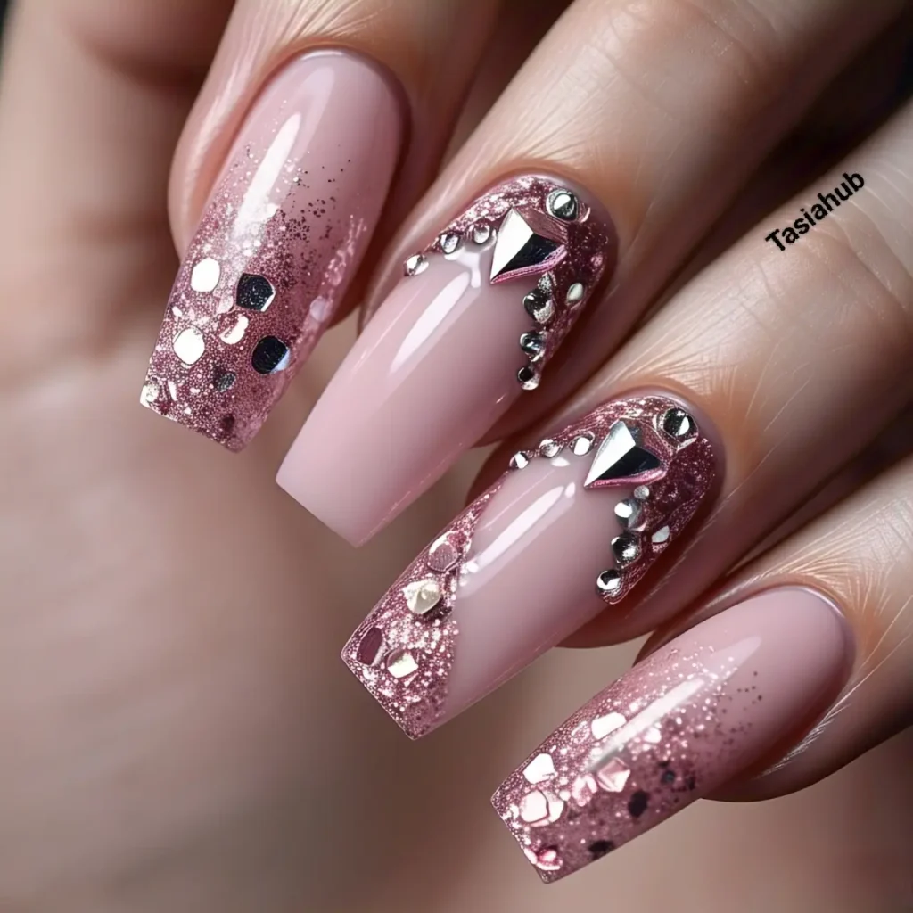 petal pink with diamond cut