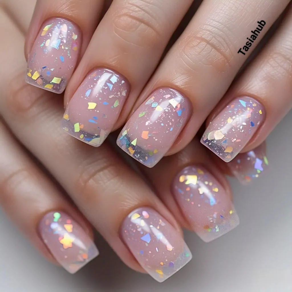 pink confetti design