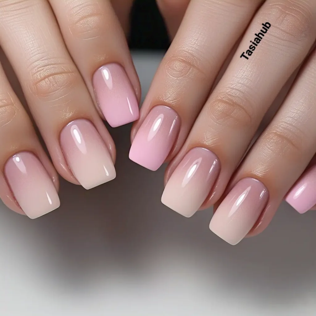 pink pastel ombre