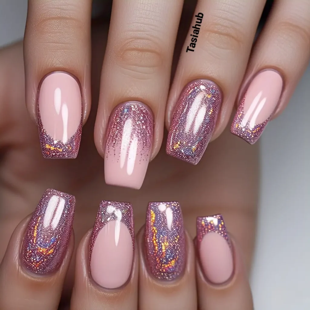 strawberry milk nails 2