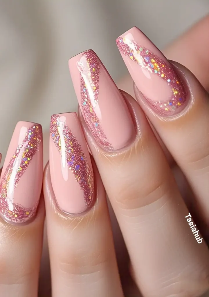 strawberry milk nails